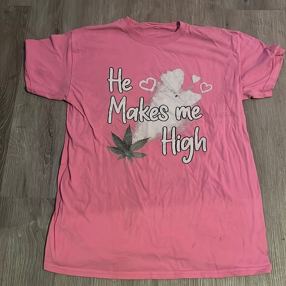 Pink 420 shirt - Picture 1 of 2